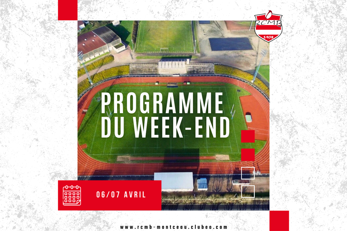 Actualit Programme Du Week End Club Rugby Rugby Club Montceau