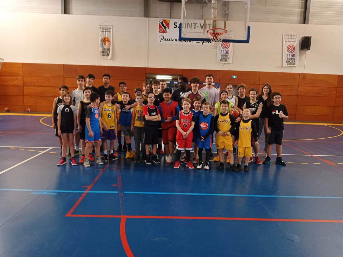 Actualité Journée 3 du stage club Basket Star Basket Saint Vit