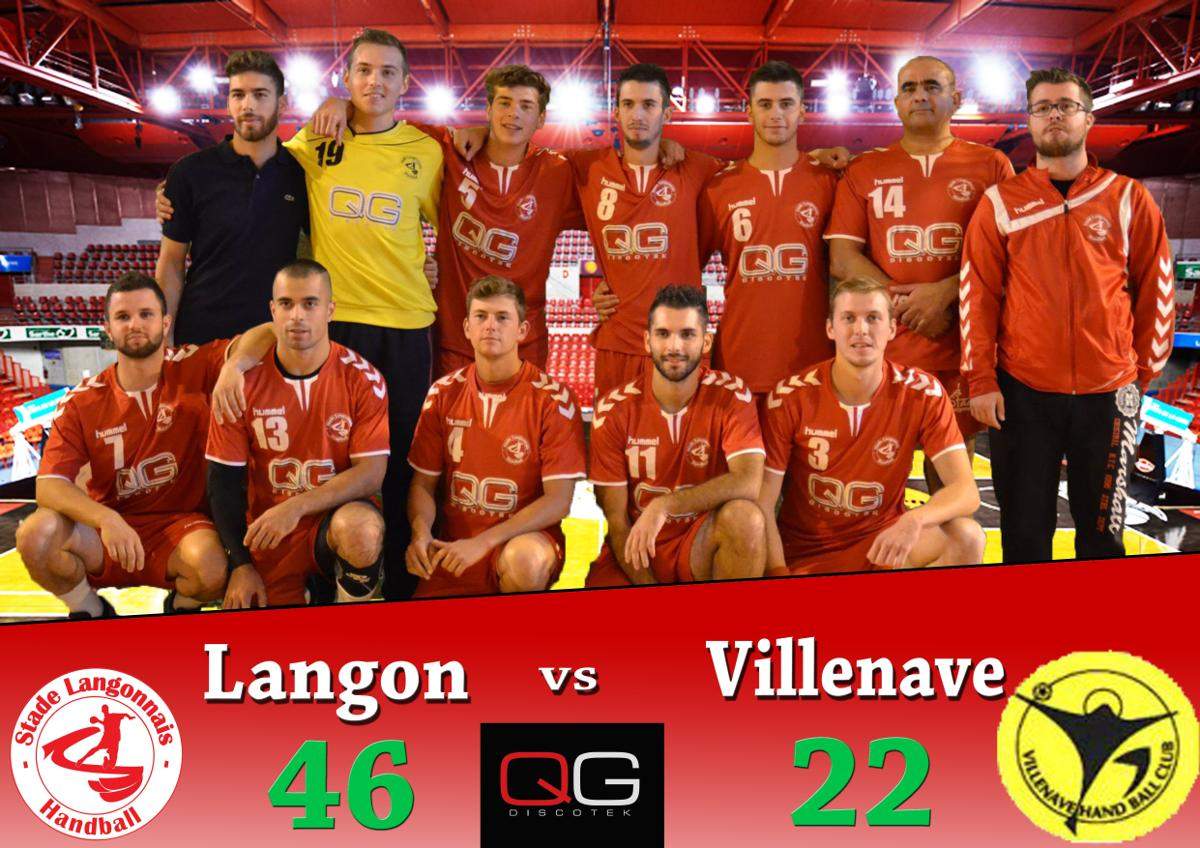 Actualité - Langon 46-22 Villenave - club Handball Stade Langonnais ...