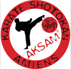 logo du club AKSAM  Karaté  shotokan   Collège La Salle Amiens 80000