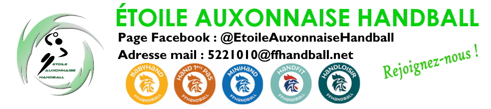 Etoile Auxonnaise Handball : site officiel du club de handball de AUXONNE - clubeo