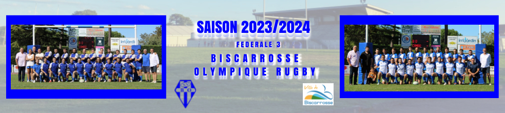 BISCARROSSE OLYMPIQUE RUGBY : site officiel du club de rugby de Biscarrosse - clubeo