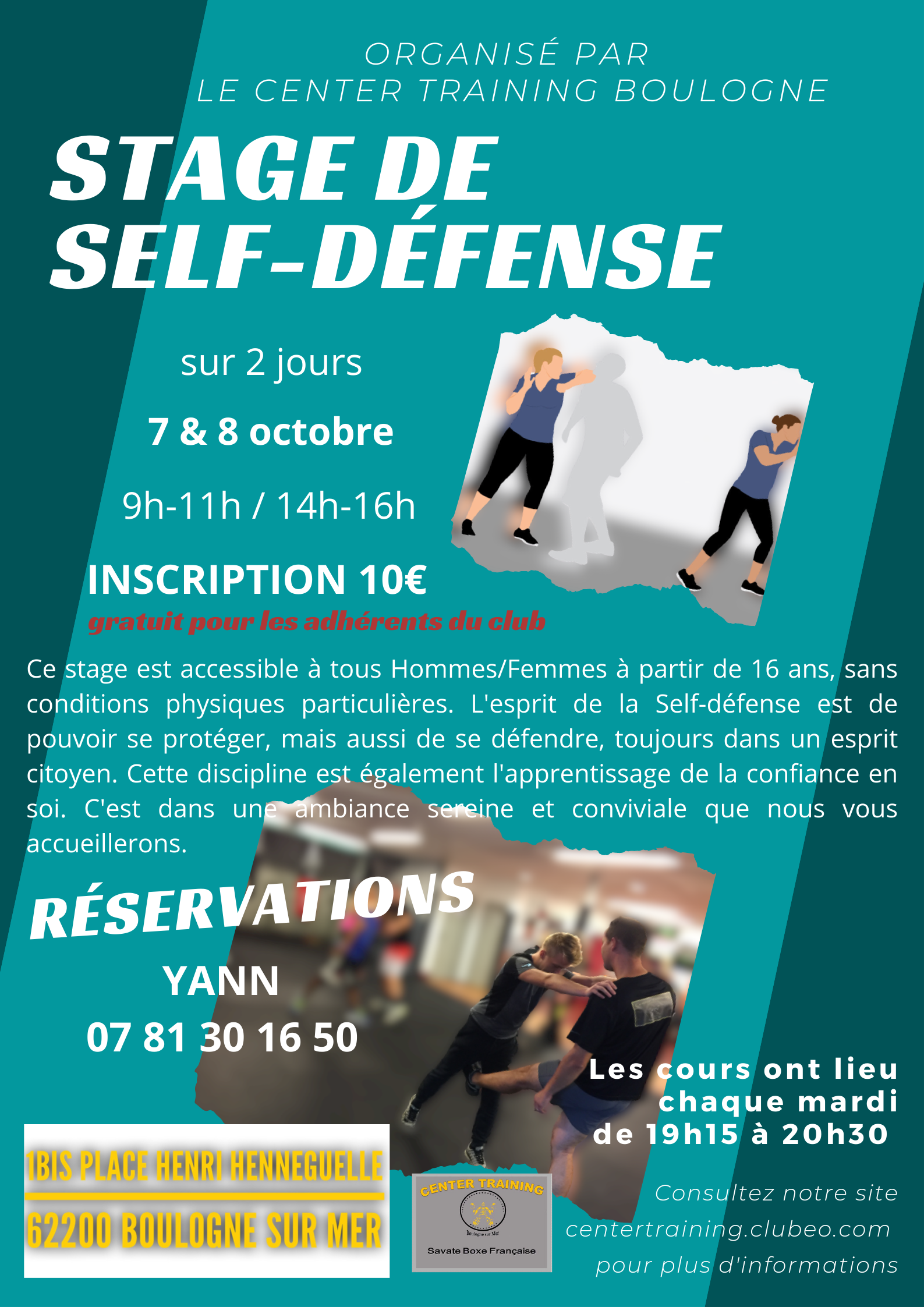 Stage gratuit de self-defense pour les femmes