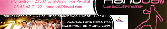 LA SOUTERRAINE HANDBALL : site officiel du club de handball de ST AGNANT DE VERSILLAT - clubeo