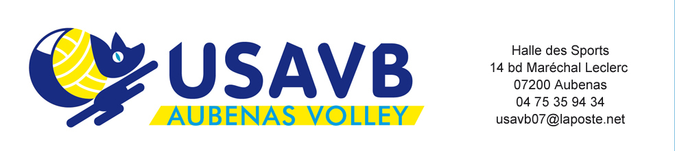 Union Sportive Aubenas Volley-Ball : site officiel du club de volley-ball de AUBENAS - clubeo